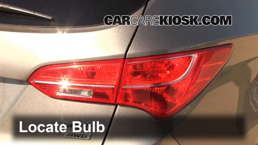 2013 Hyundai Santa Fe Sport 2.4L 4 Cyl. Lights
